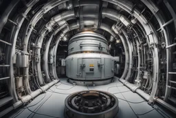 background of an inside nuclear generator