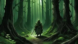 In this chapter that uncovers dark secrets, the hero or heroine investigates the history of the forest, opening the pages of the past to discover horrific tales and an ancient curse that taints its sides. They embark on an in-depth journey to uncover the mysteries of the curse that forces the jinn to live a scattered life among the trees of the forest. The hero/heroine heads toward ancient sites in the forest, ones that are rumored to be sacred or colored by mysterious events. They collect evid