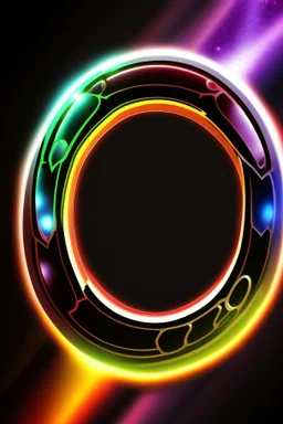 rainbow light space ring