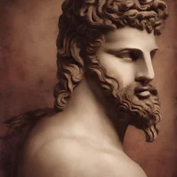 ancient greek god portrait