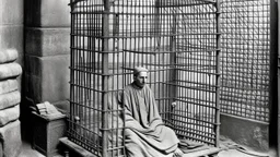 rich prisoner egyptian 1919 behined cage