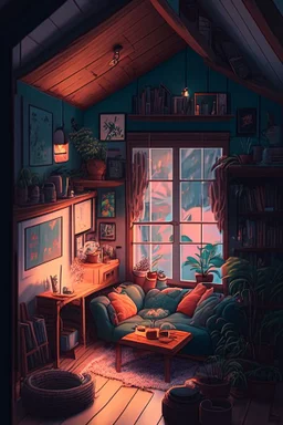 cozy vibes art house