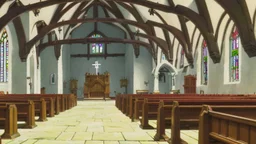 medieval church interior