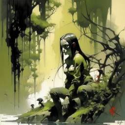 woman spider. Alex Maleev