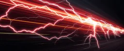 lightning and electricity streaming across composition left to right, behind is a bunch of stripes inspired by modern wrap graphics to convey speed