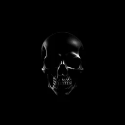 minimalism darkness skull