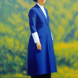 Full body portrait, painting, medium shot lady WaseiEigo