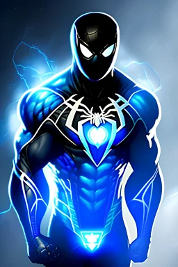 spider-man, DC blue lantern, blue lantern symbol