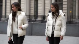 girl in puffer jacket by Andrea del sarto