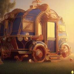 Caravan, ultra realistic, intricate details, ultra highly detailed, shiny, smooth, studio quality, octane render, Surrealism, Triadic colour scheme,glow-stick, ambient lighting,nightclub lighting, polaroid, 100mm, --ar 1:1 --v4