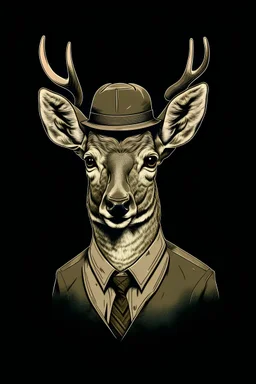 He's a half man half deer who is a private eye