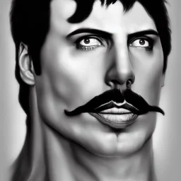 Insanely detailed character portrait of freddie mercury ::perfect proportions::flawless perfect hands::by Artgerm, Greg Olsen, Pixar, WLOP:: hyperrealistic, hyper detailed, photorealistic :: a masterpiece, incredible composition, amazing depth, imposing, meticulously composed, 8k :: unreal engine :: detailed matte painting, deep color, fantastical, intricate detail, splash screen, complementary colors, fantasy concept art, 8k resolution trending on Artstation Unreal Engine