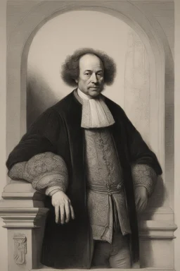 Portrait of a rich modern conservative politician by Rembrandt