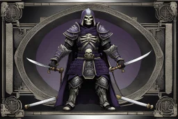 Samurai version of Skeletor. Photograph.