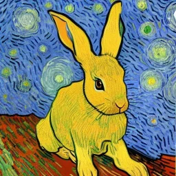 rabbit in custody Van Gogh