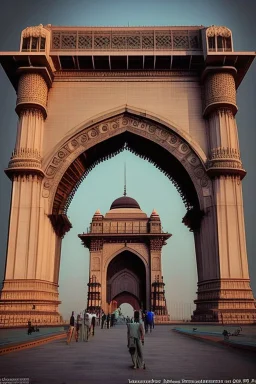 Modern futuristic Mumbai gateway of India