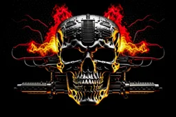 4K. FULL DETAILS. LOGO EMISSION DE RADIO HARDROCK FIRESTARTER TERMINATOR