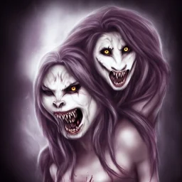 scary female werewolf