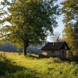 Village, rural fictious country Molvania, old, creepy
