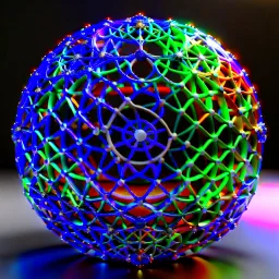 3d Kaleidoscope recursive made of a metallic random color spheres turning many times likr Spirograph drawing Kaleidoscope Ruler Set creation