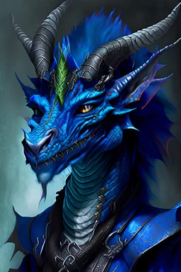 dragon Jester draconic blue
