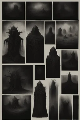 scary void horror dreadful incomprehensible void abyss abyss nightmare shapeless chaos darkness fog