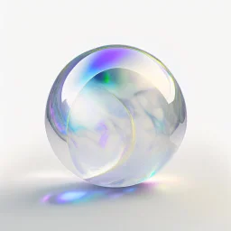 3d holographic marble plain isolated on infinite white background, glow, glass effect, 4k. sober. fintech