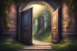 fantasy open door