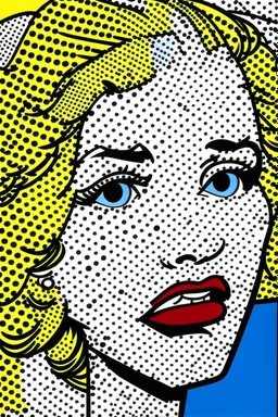 88 in the style of roy lichtenstein