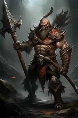 berserker with spear