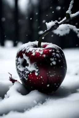 blanca nieves mordiendo la manzana envenenada