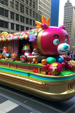 Macys day float of