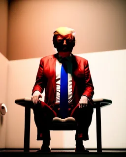 Donald Trump sitting in toilet scene, without pants, realistic image, tarantino style, casual, concept art, smooth, unreal engine 5, god lights, ray tracing, RTX, lumen lighting, ultra detail, volumetric lighting, 3d.