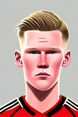 Scott McTominay Footballer ,cartoon 2d