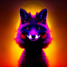 a fox fursona, darker colors, master quality, backlighting, soft lights, full body portrait, in frame, 8k, furry, fur, dark color pallet, robotic arm, cyberpunk, anthropomorphic, perfectly drawn face, well drawn paws