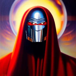 ultra detailed fullbody Portrait in oil on canvas of Magneto wearing Red metal Armor , extremely detailed digital painting, extremely detailed face,crystal clear Big Glowing eyes, mystical colors , perfectly centered image, perfect composition, rim light, beautiful lighting, 8k, stunning scene,extremely sharp detail, finely tuned detail, ultra high definition raytracing, in the style of robert e howard and pablo oliveira and Ken Kelley and Ohrai Noriyoshi and Simon Bisley and tom