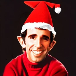 Arthur fonzarelli, elf hat, fonz, older, fonzie, Christmas