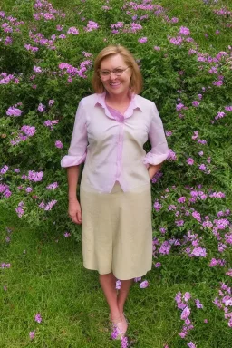 Portrait lady, full body shot, full-color long shot Upper Middle Class New England WASP Mom