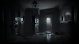 dark gloomy, A room with