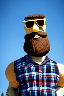 Paul Bunyan with sunglasses