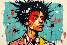 this isnt a game this is financial revolution style of basquiat x pollock