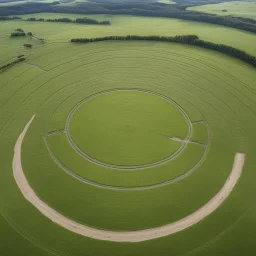 Close similarities have been noted between Stonehenge and Pömmelte circular enclosure in central Germany, which was built by Bell Beaker people around 2300 BC.[127] [121] Large timber circles in Britain such as Woodhenge, near to Stonehenge, have similarly been dated to the early Beaker period or just before the Beaker period.[182][183] Some researchers have suggested that Woodhenge may have been a monumental roofed building, though it is usually thought to have been an open-air structure.[184][