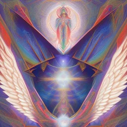 sacred geometry - subliminal angels of light love essence colourful, realistic, tones of norse mythology, elements of mysticism and unknowing, with a feeling of having something - hypothetically - to fall back on