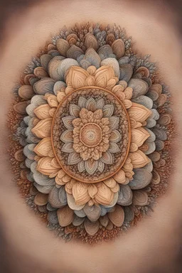 Mandala, sandflower
