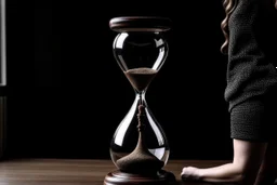 Someone with a hourglass .