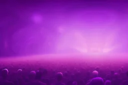 look from above at An orchestra playing on stage purple color scheme, high key lighting, volumetric light high details psychedelic background