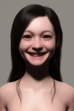 smile cute realistic darkness sad body