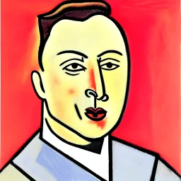 Portrait of Elon Musk by Picasso