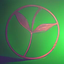 i want you to generate a logo for a new company named "SpiniLeaf" or Spinny Leaf. Something resembeling a spinning leaf, no words, HQ, digital art