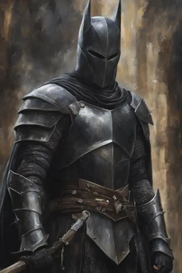 medium shot, dark knight medieval, details, 8k, oil painting